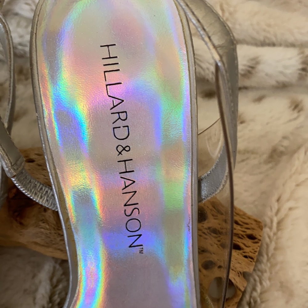 HILLARD & HANSON SLIP ON HIGH HEELS - Picture 3 of 8